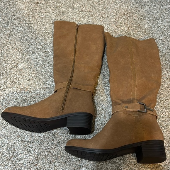 Nautica Womens Minetta Faux Leather Tall Knee-High Boots - Size 7 - Picture 5 of 11